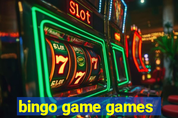 bingo game games