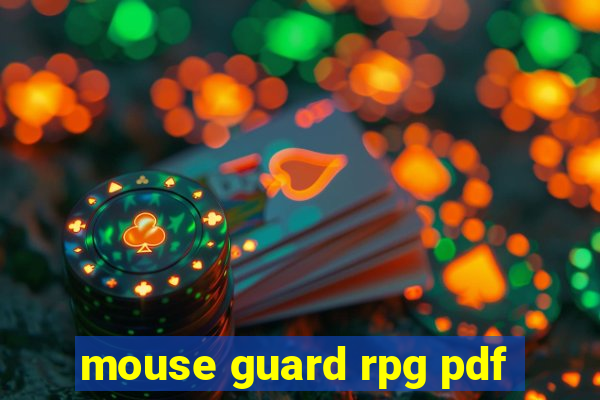 mouse guard rpg pdf