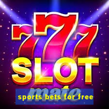 sports bets for free