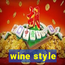 wine style