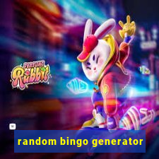 random bingo generator