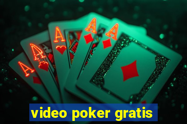 video poker gratis