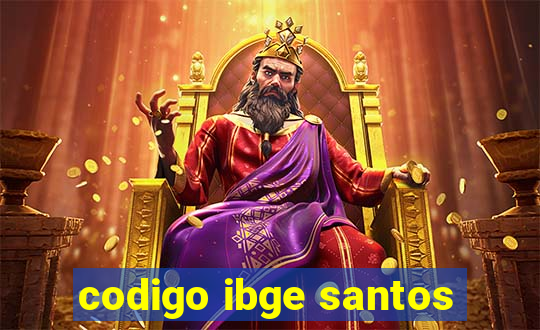 codigo ibge santos