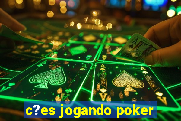 c?es jogando poker