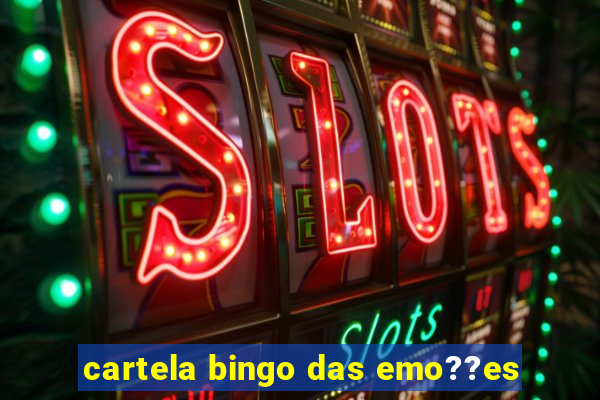 cartela bingo das emo??es