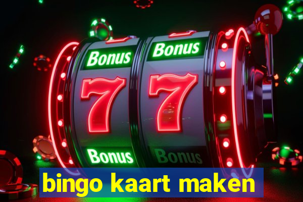 bingo kaart maken