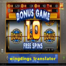 wingdings translator