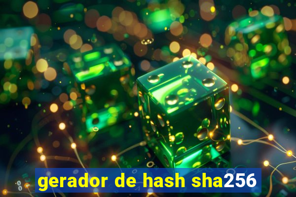 gerador de hash sha256