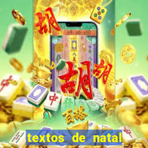 textos de natal para leitura