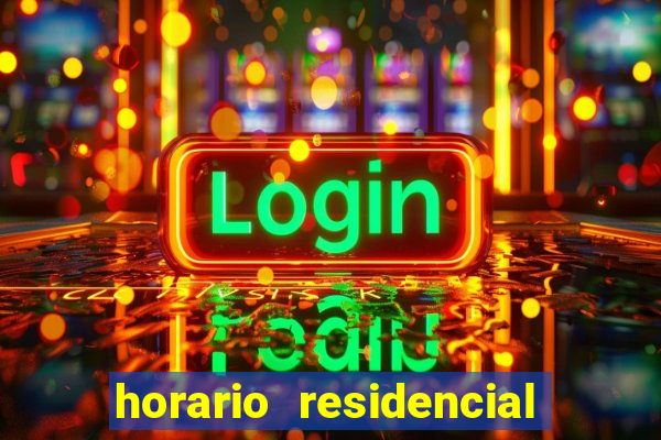 horario residencial das flores