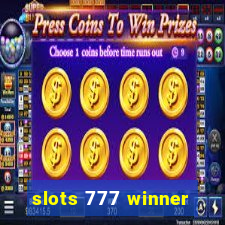 slots 777 winner