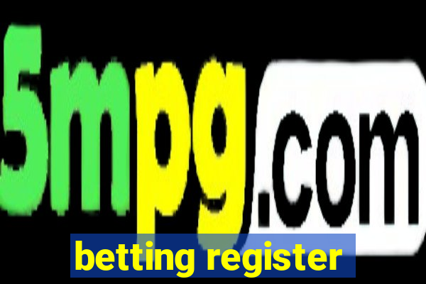 betting register