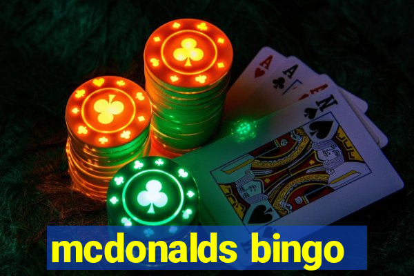 mcdonalds bingo