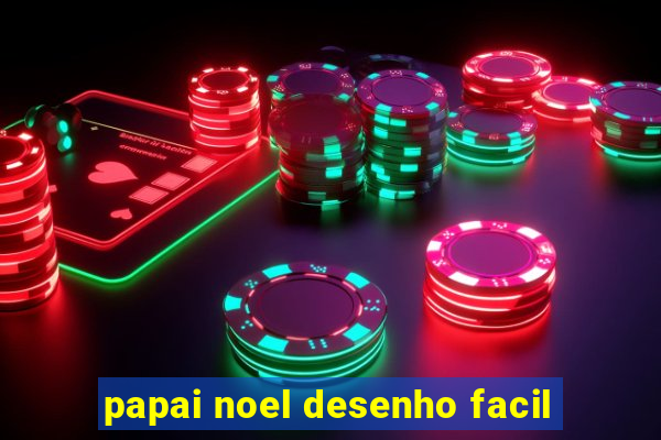 papai noel desenho facil