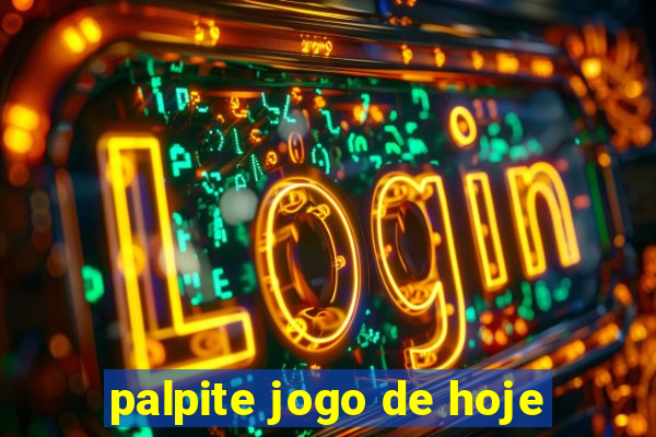 palpite jogo de hoje