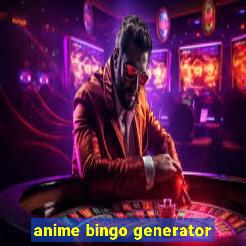 anime bingo generator