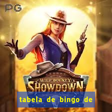 tabela de bingo de 1 a 100