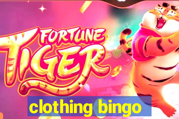 clothing bingo