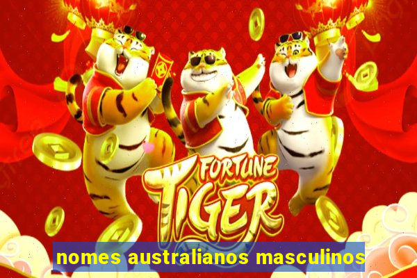 nomes australianos masculinos