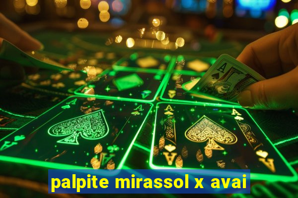 palpite mirassol x avai