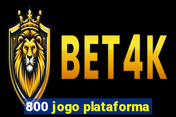 800 jogo plataforma