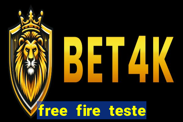 free fire teste grátis jogar agora