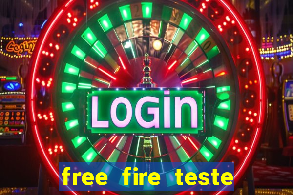 free fire teste grátis jogar agora