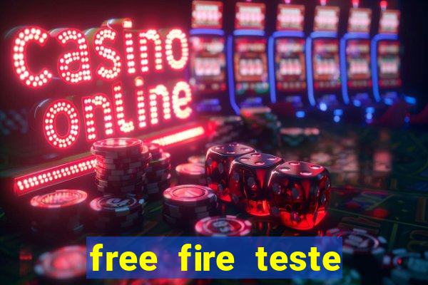 free fire teste grátis jogar agora