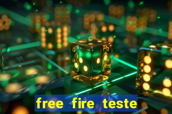 free fire teste grátis jogar agora