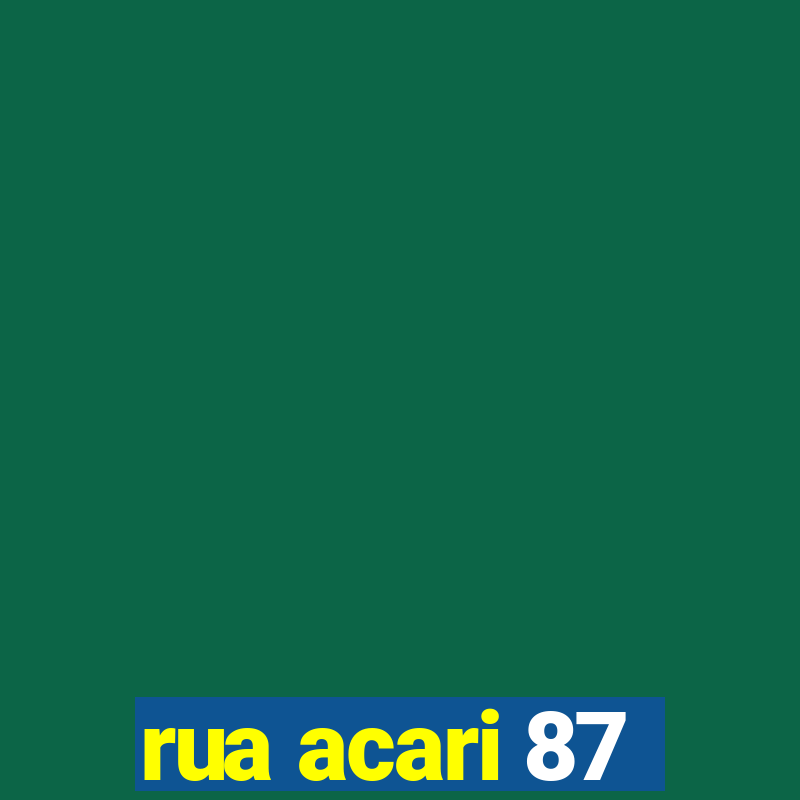 rua acari 87