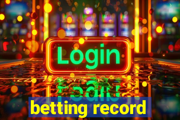 betting record