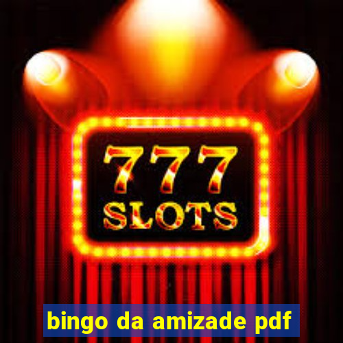 bingo da amizade pdf