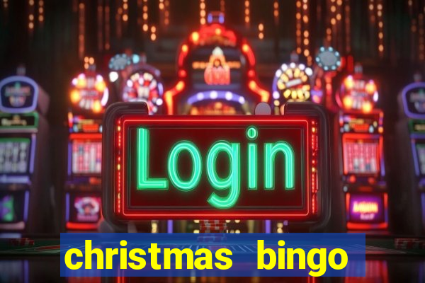 christmas bingo card generator