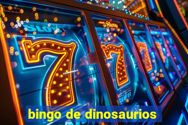 bingo de dinosaurios