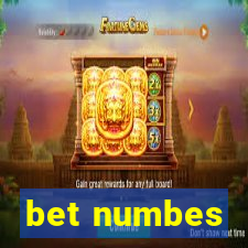 bet numbes