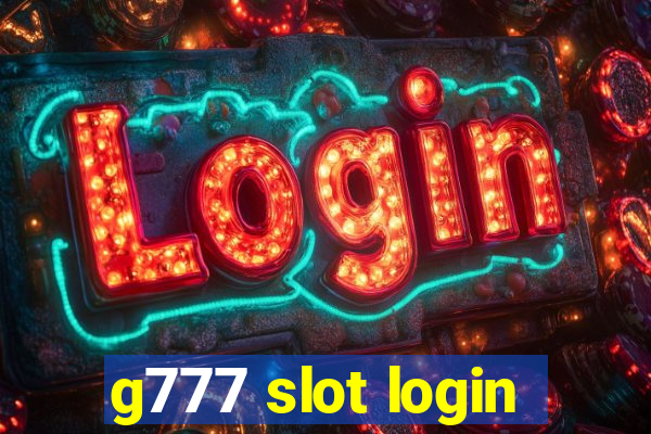 g777 slot login