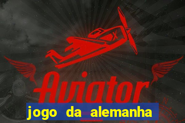 jogo da alemanha ao vivo