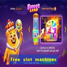 free slot machines with bonus