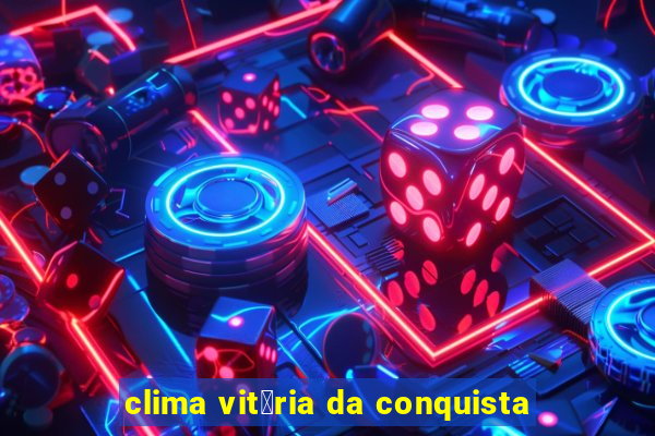 clima vit贸ria da conquista