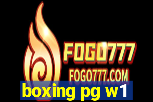 boxing pg w1