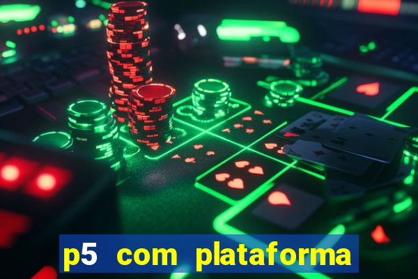 p5 com plataforma de jogos