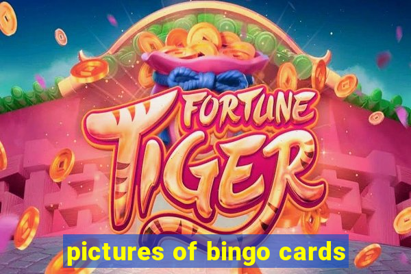 pictures of bingo cards