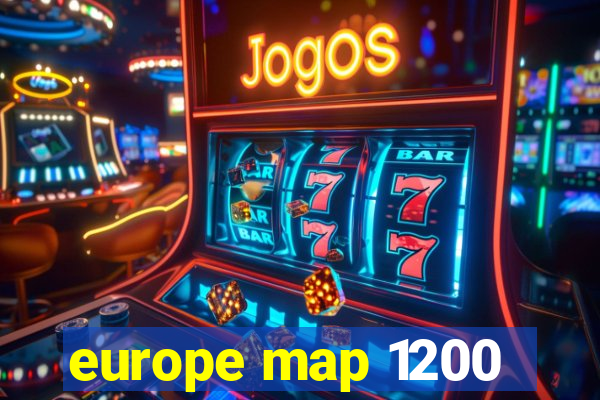 europe map 1200