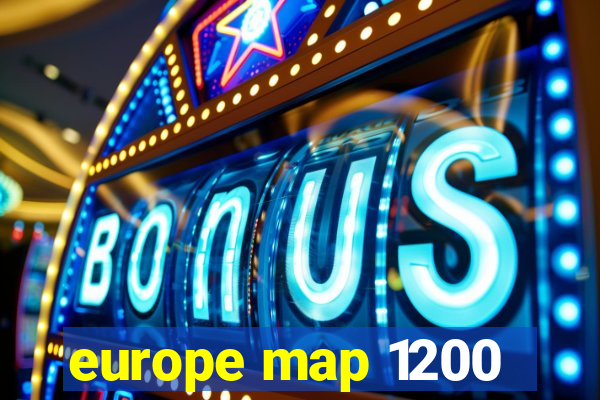 europe map 1200