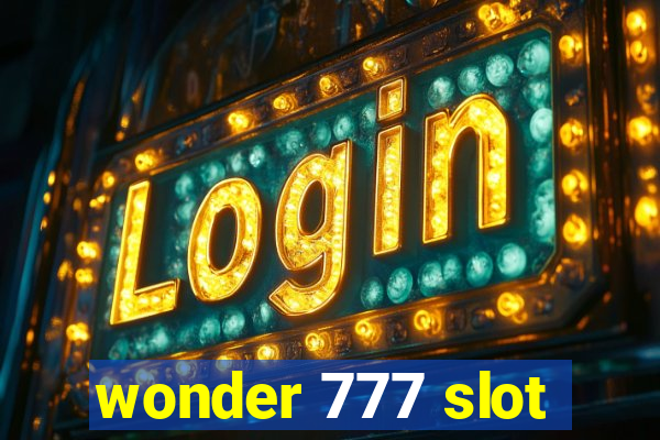 wonder 777 slot