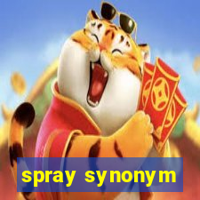 spray synonym