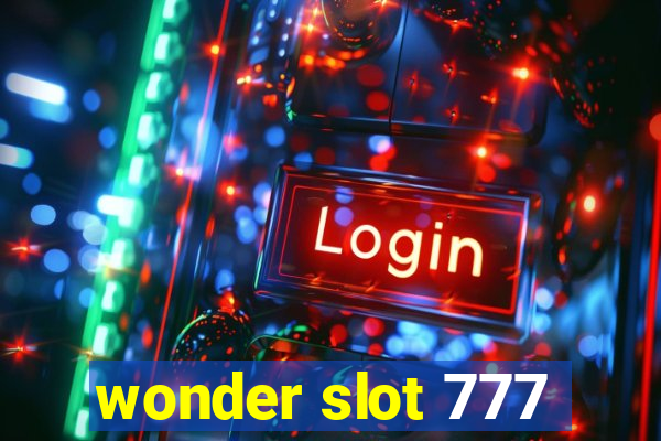 wonder slot 777