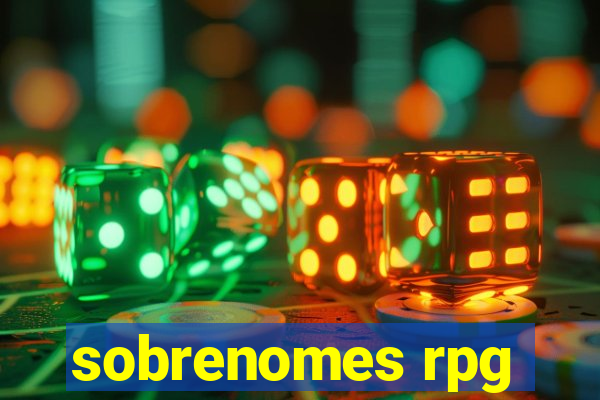 sobrenomes rpg