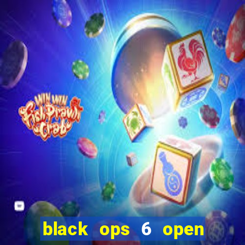 black ops 6 open beta date