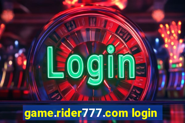 game.rider777.com login